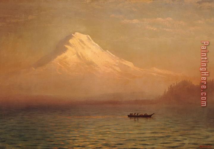 Albert Bierstadt Sunrise on Mount Tacoma
